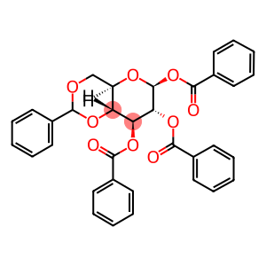 4,6-Di-O-benzyliden-1,2,3-tri-O-benzoyl-β-D-glucopyranose
