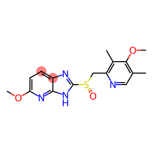 5-Methoxy-2-{[(4-methoxy-3,5-dimethylpyridin-2-yl)methyl]sulfinyl}-1H-imidazo[4,5-b]pyridine