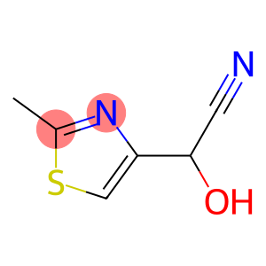 4-Thiazoleacetonitrile,  -alpha--hydroxy-2-methyl-