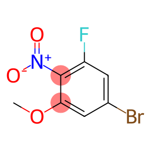 5-溴-1-氟-3-甲氧基-2-硝基苯