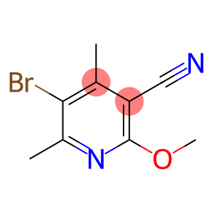 2-甲氧基-5-溴-4,6-二甲基烟腈