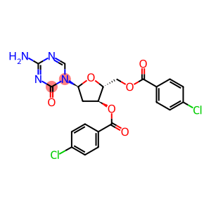 4-Amino-1-[3,5-bis-O-(4-chlorobenzoyl)-2-deoxy-α-D-erythro-pentofuranosyl]-1,3,5-triazin-2(1H)-one