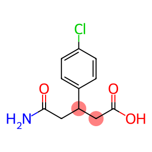 3-(4-氯苯基)戊酰胺酸