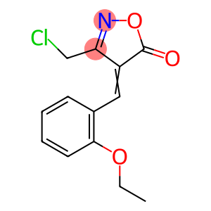 (E)-3-(氯甲基)-4-(2-乙氧基苯亚甲基)异恶唑-5(4H)-酮