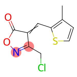 (4E)-3-(chloromethyl)-4-[(3-methyl-2-thienyl)methylene]isoxazol-5(4H)-one