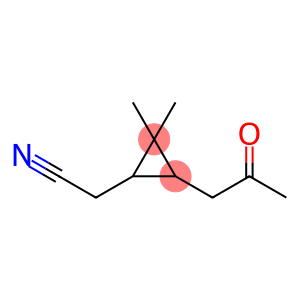 [2,2-Dimethyl-3-(2-oxopropyl)cyclopropyl]-acetonitrile