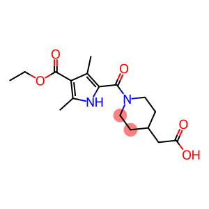 4-piperidineacetic acid, 1-[[4-(ethoxycarbonyl)-3,5-dimeth