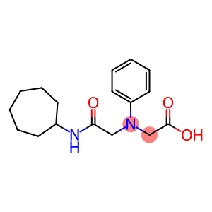 [[2-(cycloheptylamino)-2-oxoethyl](phenyl)amino]acetic acid