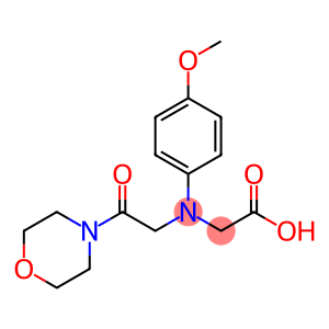 [(4-methoxyphenyl)(2-morpholin-4-yl-2-oxoethyl)amino]acetic acid