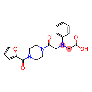 [{2-[4-(2-furoyl)piperazin-1-yl]-2-oxoethyl}(phenyl)amino]acetic acid