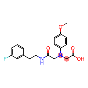 [(2-{[2-(3-fluorophenyl)ethyl]amino}-2-oxoethyl)(4-methoxyphenyl)amino]acetic acid