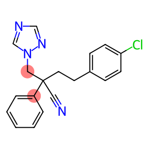 4-(4-Chlorophenyl)-2-phenyl-2-(1H-1,2,4-tri-azole-1-ylmethyl)butyronitrile