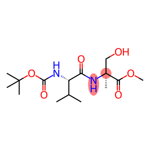 tert-butyloxycarbonyl-valyl-alpha-methylserine methyl ester