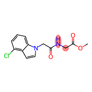 methyl N-[(4-chloro-1H-indol-1-yl)acetyl]glycinate
