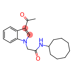 2-(3-acetyl-1H-indol-1-yl)-N-cyclooctylacetamide