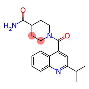 1-{[2-(propan-2-yl)quinolin-4-yl]carbonyl}piperidine-4-carboxamide