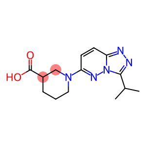 3-Piperidinecarboxylic acid, 1-[3-(1-methylethyl)-1,2,4-triazolo[4,3-b]pyridazin-6-yl]-