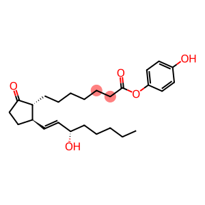Prost-13-en-1-oic acid, 15-hydroxy-9-oxo-, 4-hydroxyphenyl ester, (13E,15S)- (9CI)
