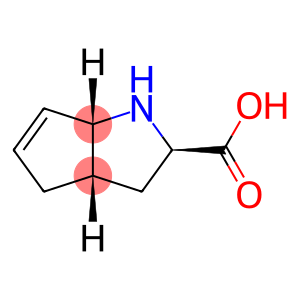 Cyclopenta[b]pyrrole-2-carboxylic acid, 1,2,3,3a,4,6a-hexahydro-, (2alpha,3aalpha,6aalpha)- (9CI)