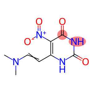 (E)-6-(2-(DIMETHYLAMINO)VINYL)-5-NITROPYRIMIDINE-2,4(1H,3H)-DIONE 6-(2-(二甲胺基)乙烯基)-5-硝基嘧啶-2,4(1H,3H)-二酮