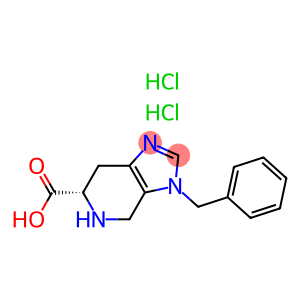 (S)-4,5,6,7-TETRAHYDRO-3-PHENYLMETHYL-3H-IMIDAZO[4,5-C]PYRIDINE-6-CARBOXYLIC ACID DIHYDROCHLORIDE