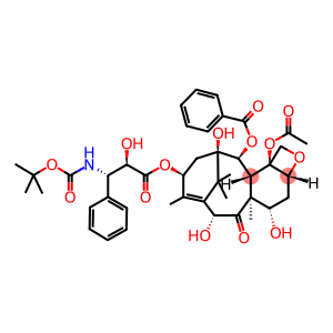 (2alpha,5beta,7beta,10beta,13alpha)-4-(acetyloxy)-13-({(2R,3S)-3-[(tert-butoxycarbonyl)amino]-2-hydroxy-3-phenylpropanoyl}oxy)-1-hydroxy-9-oxo-7,10-bis{[(2,2,2-trichloroethoxy)carbonyl]oxy}-5,20-epoxytax-11-en-2-yl benzoate