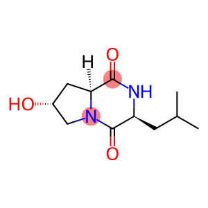 3-Isobutyl-8-hydroxyhexahydropyrrolo [1,2-a] pyrazine-1,4-dione