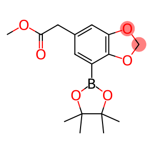 Methyl 2-(7-(4,4,5,5-tetramethyl-1,3,2-dioxa-borolan-2-yl)benzo[d][1,3]dioxol-5-yl)acetate