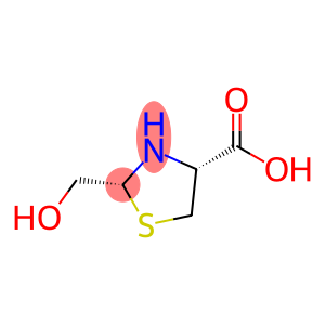 4-Thiazolidinecarboxylicacid,2-(hydroxymethyl)-,(2R-cis)-(9CI)