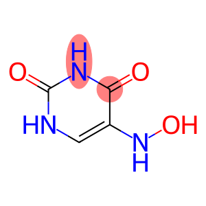 2,4(1H,3H)-Pyrimidinedione, 5-(hydroxyamino)- (9CI)