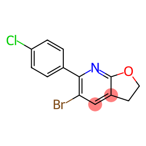 5-bromo-6-(4-chlorophenyl)2,3-dihydrofuro(2,3-b)pyridine