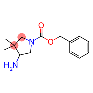 4-AMino-3,3-diMethyl-pyrrolidine-1-carboxylic acid benzyl ester