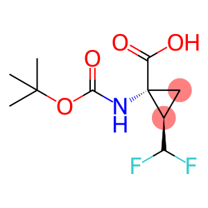 (1R,2R)-1-((tert-butoxycarbonyl)amino)-2-(difluoromethyl)cyclopropane-1-carboxylicacid