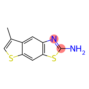 Thieno[3,2-f]benzothiazole, 2-amino-7-methyl- (6CI)