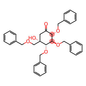 (2R,3S,4S,5S) -5-Hydroxy-2,3,4-tris(phenylmethoxy)-5-(phenylmethoxy)methyl -cyclohex