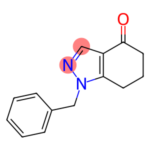 4H-Indazol-4-one, 1,5,6,7-tetrahydro-1-(phenylmethyl)-