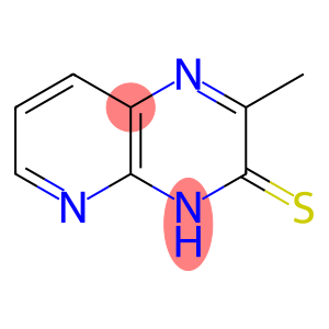 Pyrido[2,3-b]pyrazine-3(4H)-thione, 2-methyl- (9CI)