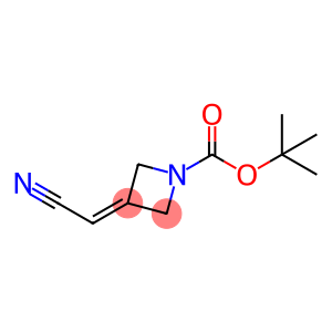 1-BOC-3-(氰基亚甲基)氮杂环丁烷