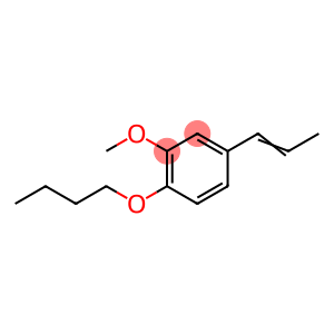 Benzene, 1-butoxy-2-methoxy-4-(1-propenyl)-
