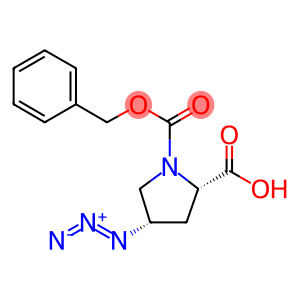 (2S,4S)-4-azido-1,2-Pyrrolidinedicarboxylic acid 1-(phenylmethyl) ester