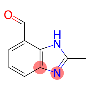 1H-Benzimidazole-7-carboxaldehyde, 2-methyl-
