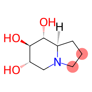 6,7,8-Indolizinetriol, octahydro-, (6S,7R,8R,8aR)-