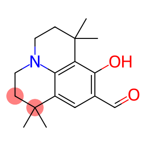 8-hydroxy-1,1,7,7-tetramethyl-2,3,6,7-tetrahydro-1H,5H-pyrido[3,2,1-ij]quinoline-9-carbaldehyde