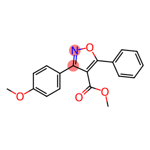 4-Isoxazolecarboxylic acid, 3-(4-methoxyphenyl)-5-phenyl-, methyl ester