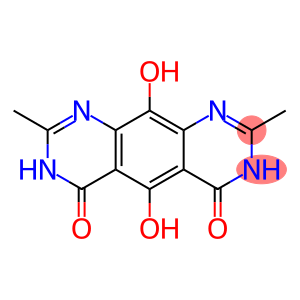 Pyrimido[5,4-g]quinazoline-4,6(3H,7H)-dione, 5,10-dihydroxy-2,8-dimethyl-