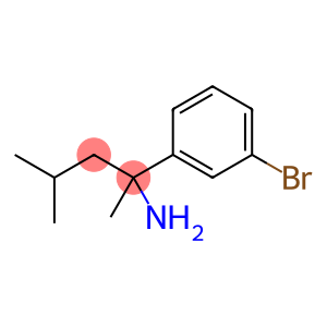 2-(3-bromophenyl)-4-methylpentan-2-amine