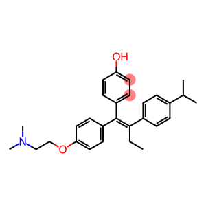 (E)-4-(1-(4-(2-(dimethylamino)ethoxy)phenyl)-2-(4-isopropylphenyl)but-1-en-1-yl)phenol(WXG02178)