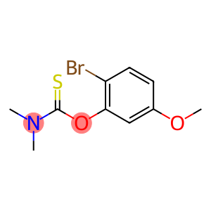 2-bromo-5-methoxy-(N,N-dimethylthiocarbamoyloxy)phenol