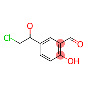 Benzaldehyde, 5-(chloroacetyl)-2-hydroxy- (9CI)