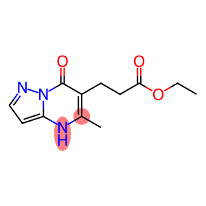 Pyrazolo[1,5-a]pyrimidine-6-propanoic acid, 4,7-dihydro-5-methyl-7-oxo-, ethyl ester